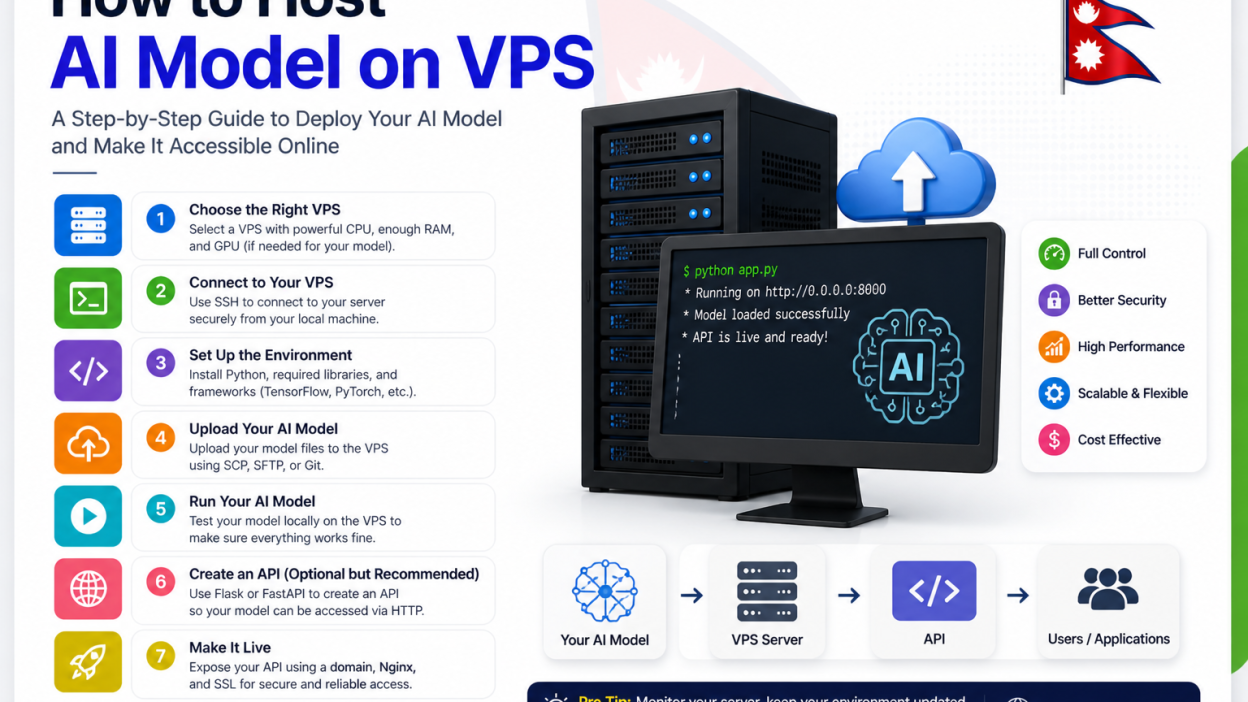 How to Host AI Model on VPS – NepalCloud